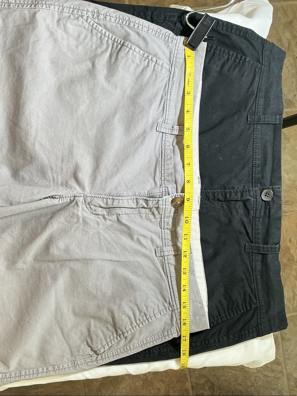 Women’s Shorts Bundle Size 10 | Old Navy Gray & Black Bermuda Shorts | Lot of 2